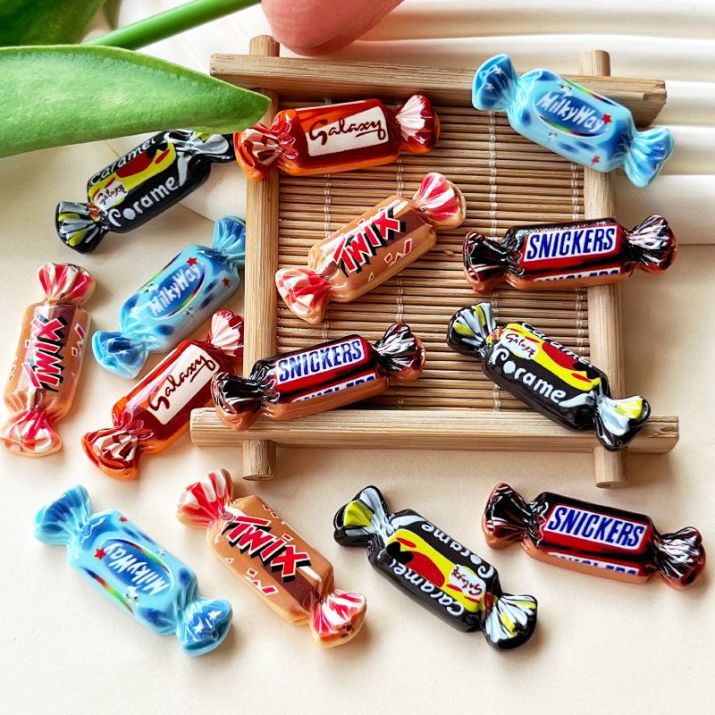 Resin Candy Food Simulation: DIY Jewelry, Phone Case, Crocs Patches, Hair Clips & Accessories.