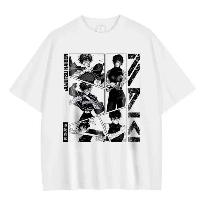 Camisetas Anime J-jujutsu K-kaisen, Vintage, Lavadas, Choso S