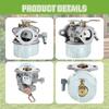 Carburetor CARB Compatible With Tecumseh Snowblower 640298 OHSK70 OH195SA 5.5hp