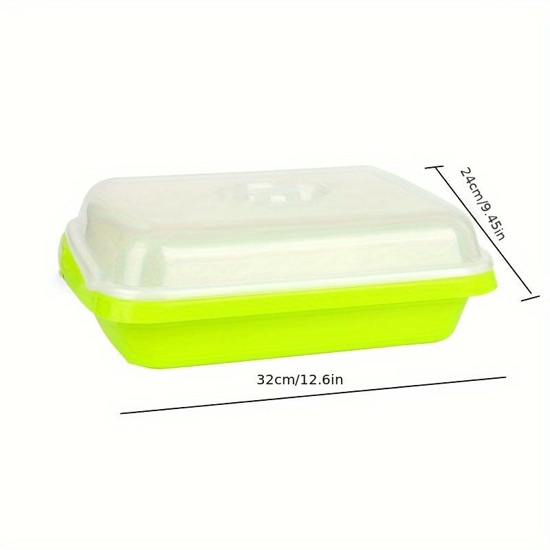 Growing Trays For Sprouting Seeds, Hydroponics Basket Soilless Seed Sprouter, Germination Tray Kit With Lid For Garden