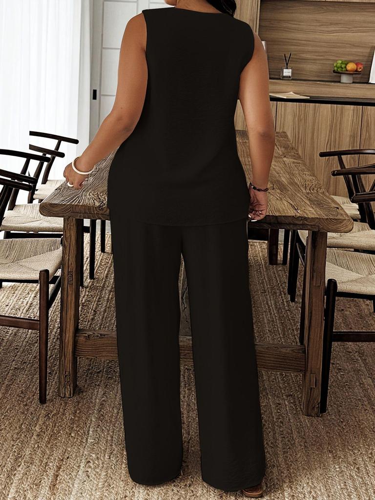 2026 Spring Women's Casual Multi-color Pullover and Long Pants Suit