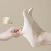 Two Toes Low Cut Boat Socks Women Silicone Non-slip Seamless Ice Silk Sock Slippers Cotton Bottom Summer Invisible No Show Socks