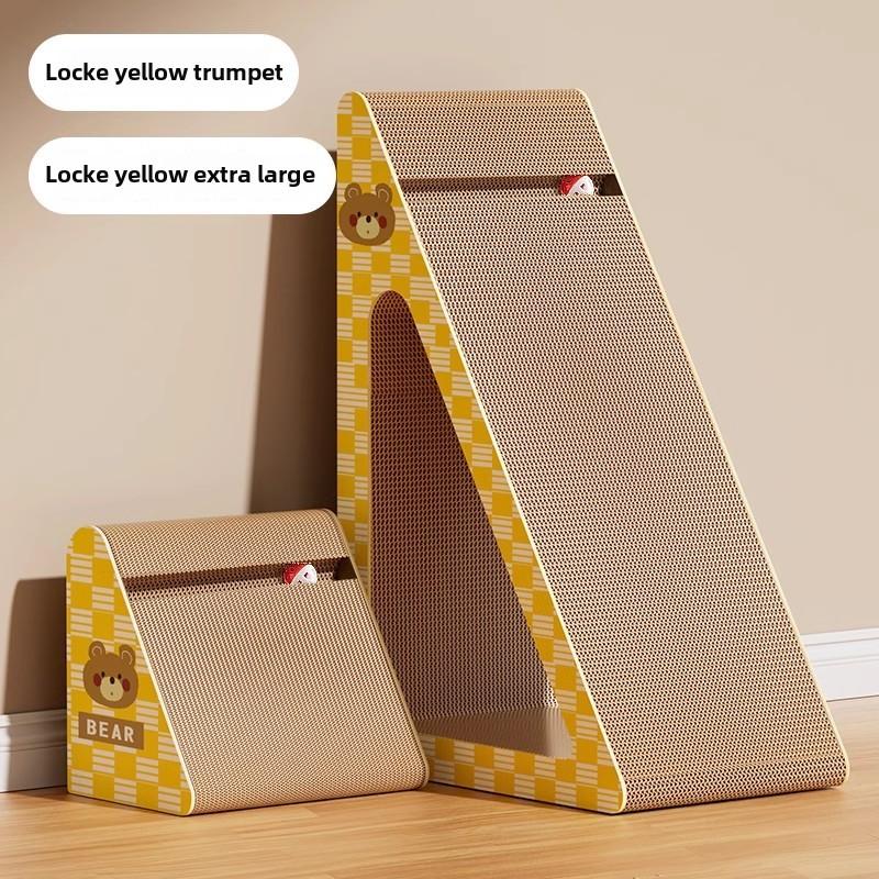 Cat Scratching Board Vertical Scratch-resistant Wear-resistant and Non-crumbling Corrugated Paw Grinding Artifact Cat Claw Board Cat Toys Cat Products