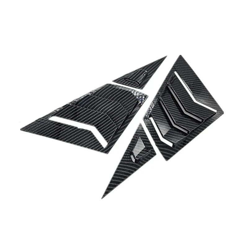 For Honda Civic Sedan 9th 2012-2015 Car Front Window Quarter Louver Shutter Cover Exterior Side Vent Trim Scoop Accessories