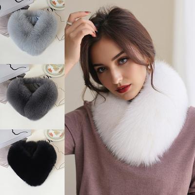 1 Stück Vielseitiger Pelzkragen Modisch Mehrfarbig Imitation Fuchs Geschenk Magnetische Saugung Schal Schal Warm Plüsch
