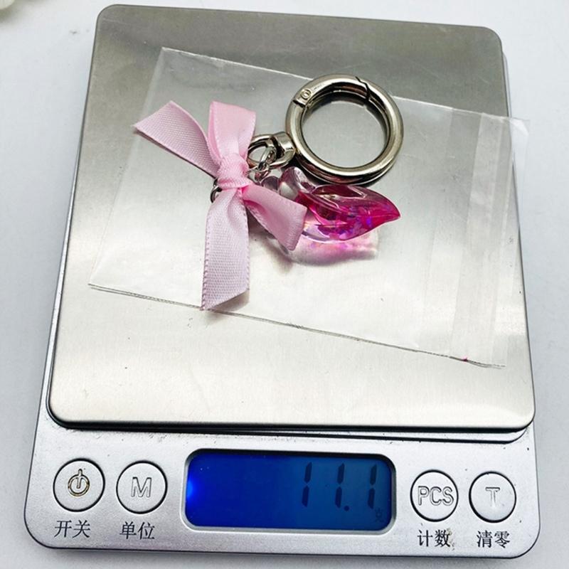 Stylish Conch Bowknot Keychain Stylish and Unique Keyrings Decoration Fashionable Accessory for Purses or Backpacks