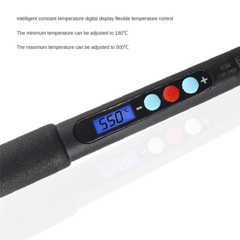 

A96I-Heat Set Insert Soldering Iron Tip M2-M8 Brass Hot Melt Inset Nut Embedded Thread Insertion Kit For 3D Printing Parts EU Pl