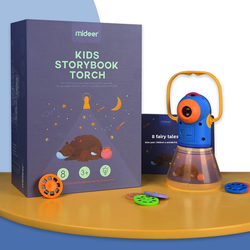 Mideer Milu Multifunctional Story Projection Lamp - Luminous Early Education Toy for Kids