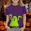 Kids Halloween Short Sleeve T-Shirt for Boys and Girls