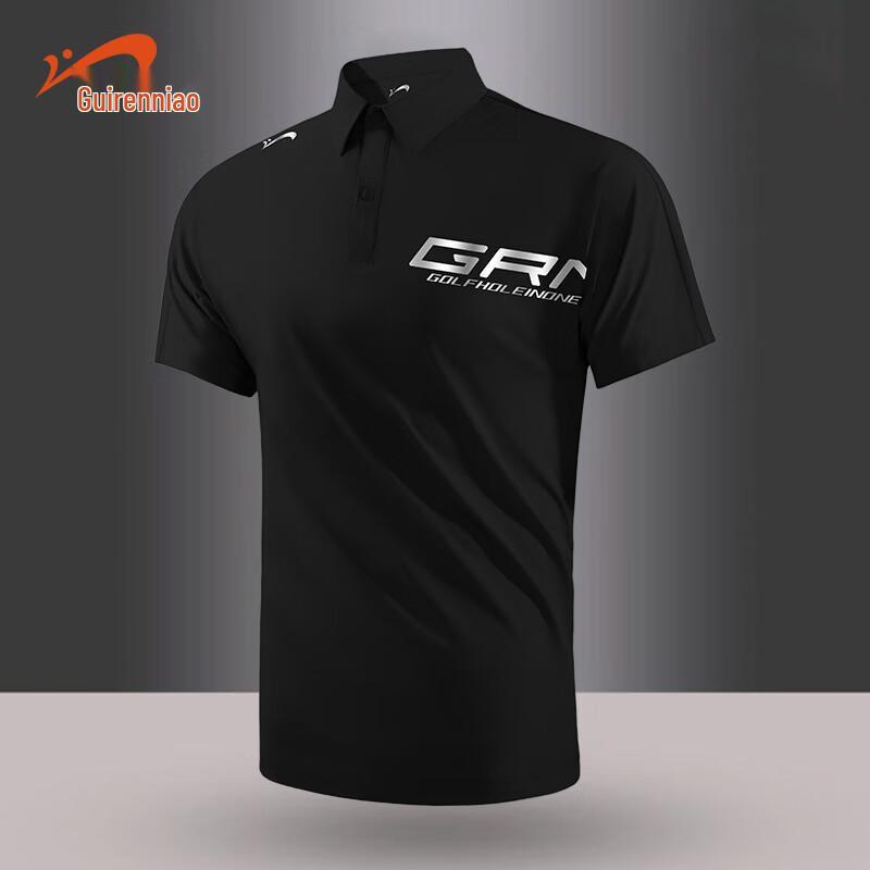 

Guirenniao Men s Quick-Dry Polo Shirt M