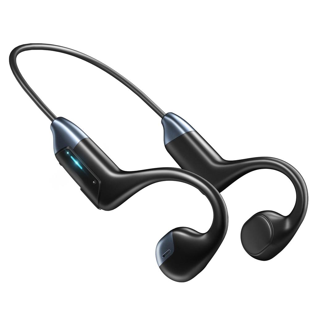 Bone Conduction Earphones, Bone Conduction Headphones [Ear-Hook Design for Zero Ear Pressure, Suitable for Sports and Jogging] Bluetooth 5.4