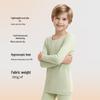Children's Fleece-Lined Underwear Set: Extra Thick, Antibacterial, Warm for Teens & Big Kids (Class A, 10A)