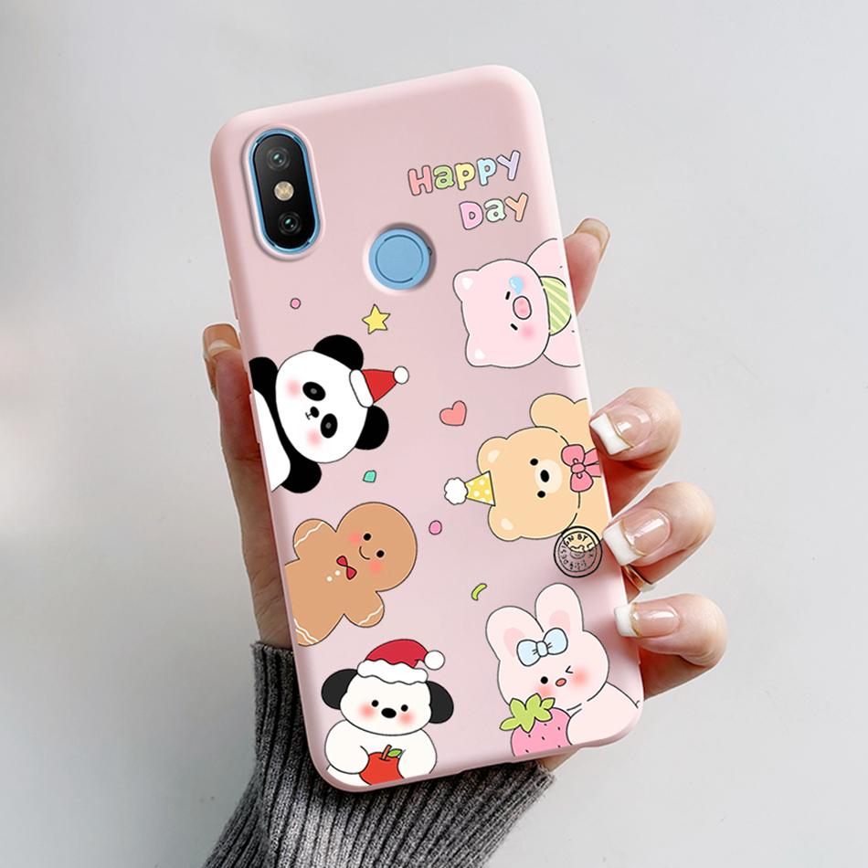 Case For Xiaomi Mi A2 Lite MiA2 Cute Bear Cartoon Frog Soft Silicone Phone Case Bumper For Xiaomi Mi A2 Lite A2lite Back Cover