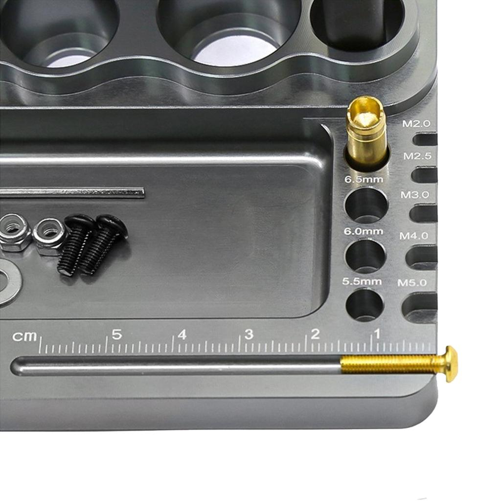 Hex Screwdriver Kit Holder Rack Storage 18 Holes Bracket Key Wrench Repair Tool Shelf For All RC Cars