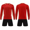 Long-sleeved football suit autumn and winter children's quick-drying sports suit student training suit printed football suit wholesale