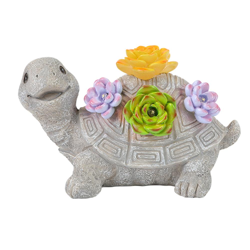 

Resin Solar Cartoon Lamp Handmade Animal Fairy Garden Lamp for Outdoor Ornaments