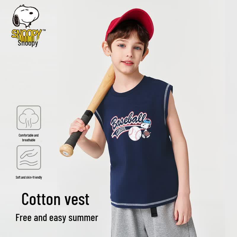 Snoopy Boy s Sleeveless Casual Vest 140