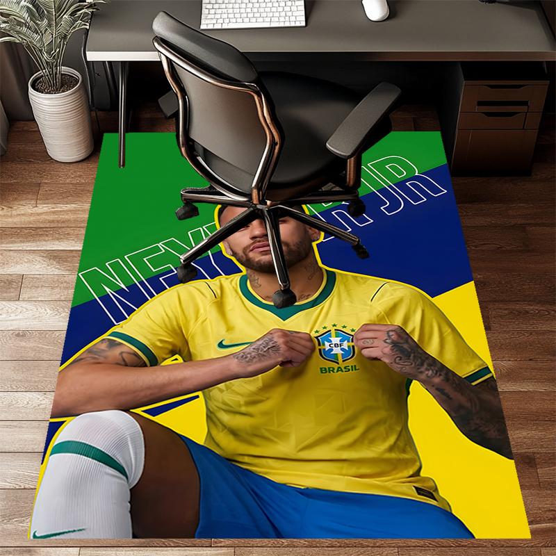 1pc Neymar15 Design Printed Area Rug Carpet for Bedroom Living Room Home Decor Rugs Mat Non Slip Mat Rug for Bedside