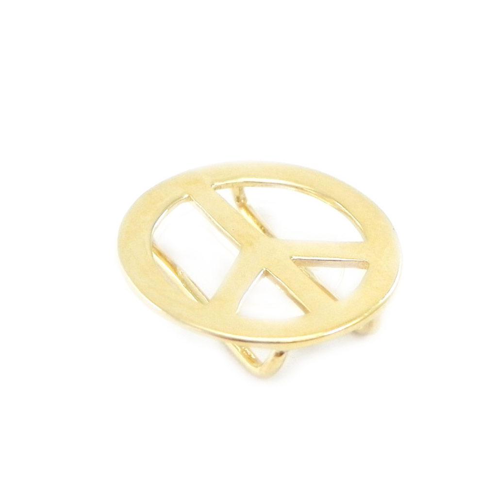 Les Trésors De Lily [I1163] - Pendentif Plaqué Or 'Peace' Doré - 13 mm