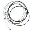 6Pcs/Set Guitar String Multi-color Nickel Alloy Wire with Great Bright Tone