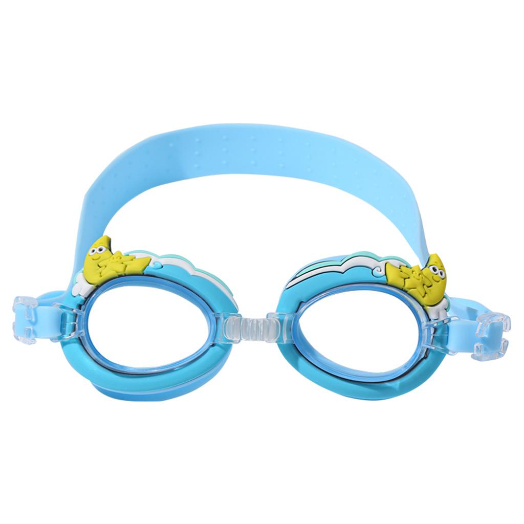 Unicorn Anti-Fog Kids' Swim Goggles with Adjustable Cartoon Strap