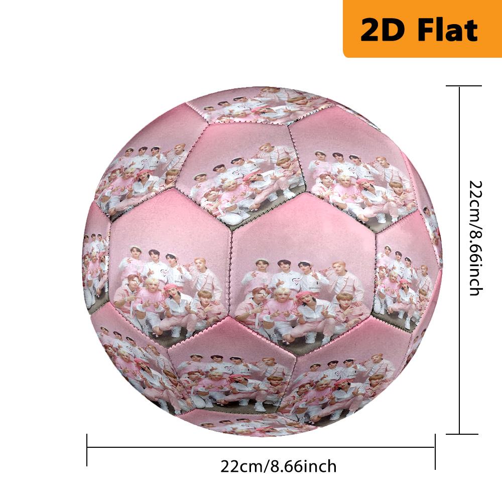 Love Unity Pink Football Suitable for Both Training and Competition No. 5 Football High Elasticity Very Elastic Unique Football Gifts