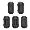 5Pcs Double Snaps TDK Ferrite Core Noise Suppression Filter With Plastic Cover