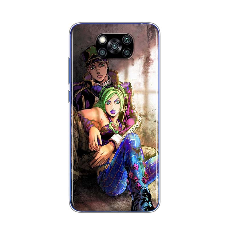 JoJo's Bizarre Adventure JoJo For Xiaomi Poco X3 NFC C3 F2 F1 M3 M2 X2 11 10T Note 10 8 Mi Play A2 5 Lite Pro Phone Case