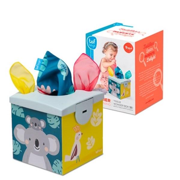 Taptoys Tissue Wonder Box Тактильная развивающая игрушка Корейские детские игрушки — фото 2