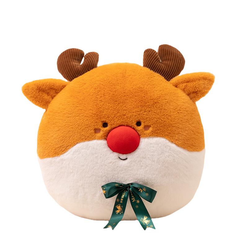 Cute Santa Claus Snowman Elk Xmas Tree Plush Toys Christmas Decor Party Decor Doll Plushie Gift
