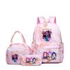 Kpop Witch Hunter Backpack Lunch Bag Pencil Case Set Student Animation Fashion School Bag Pencil Case Lunch Bag