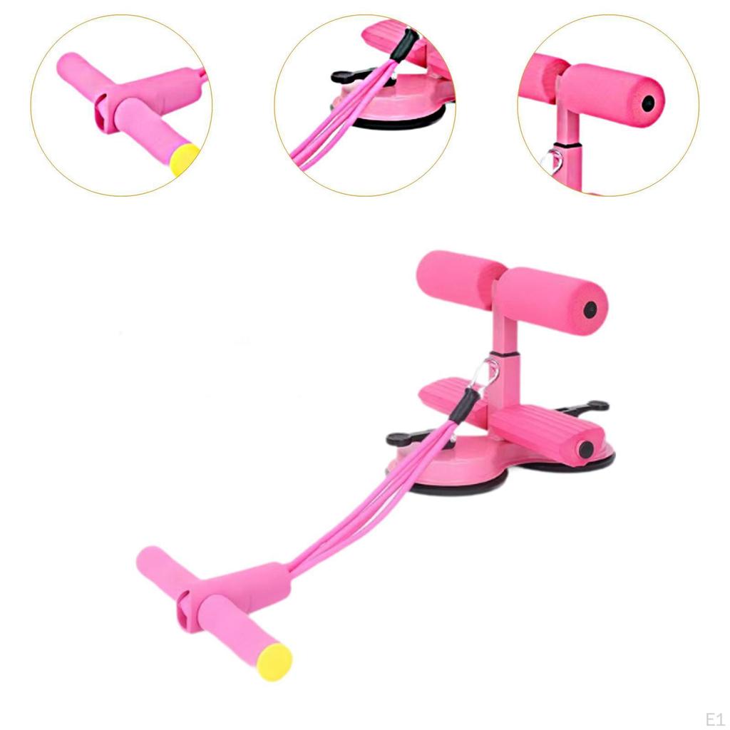 Sit Up Bar Workout Equipment Floor Holder Non Slip with Double Suction Cups Ab Machine