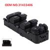 1 Piece Car Power Window Control Switch Window Glass Control Lift Switc 31433406 Black ABS For VOLVO XC90 XC60 V90 S90