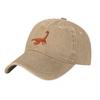 Lobster Embroidered Washed Canvas Baseball Cap Black Adjustable Hat with Red Crustacean Design