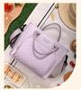 Large Capacity Insulated Lunch Bag with Crossbody Strap