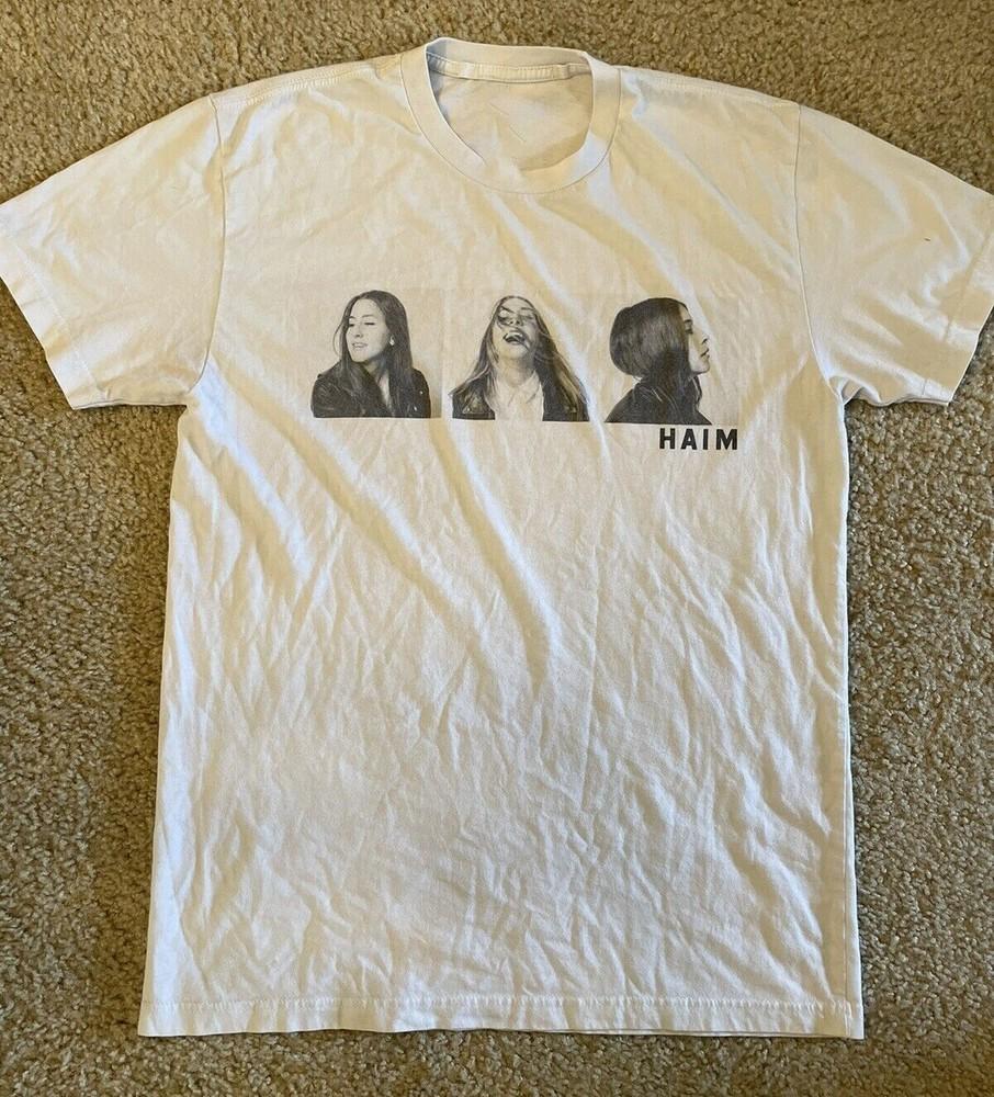2014 Haim Band Music North American Tour Shirt White Unisex S-5XL 1G0293 Unisex T-Shirt XXXXL