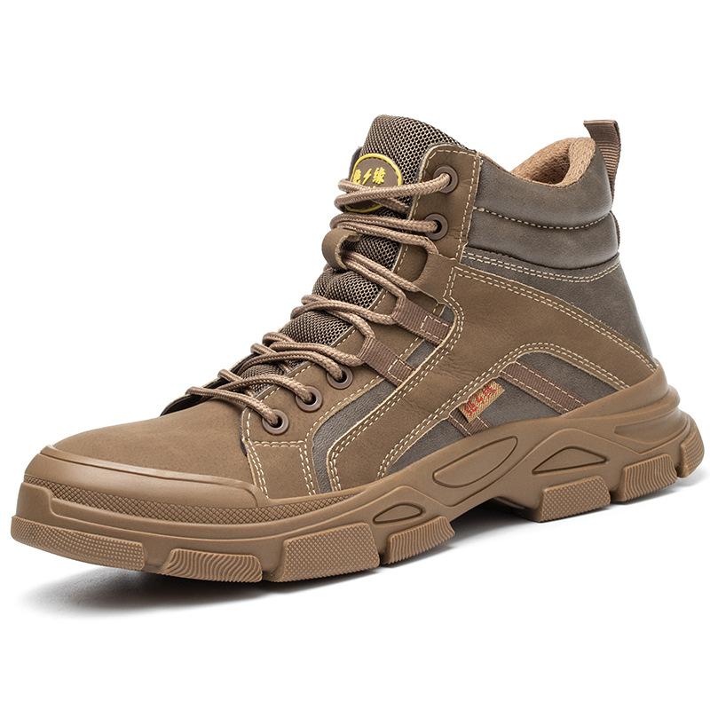 Labor Insurance Shoes Men's Anti-smashing, Anti-piercing, Safe Insulation Electrician, Lightweight, Non-slip, Soft-soled Protective Work Shoes