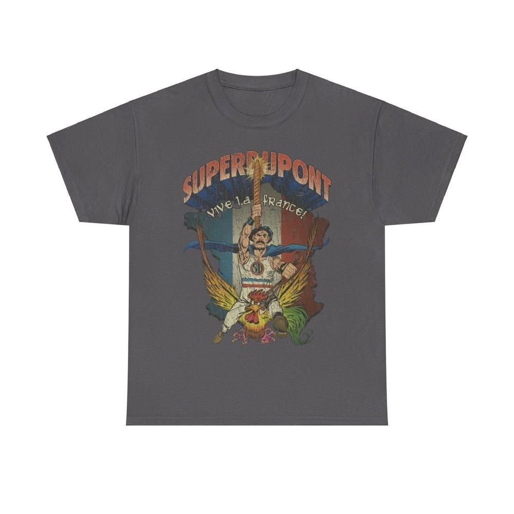 

Superdupont 1972 French Comic Strip Super-hero T-shirt 2XL