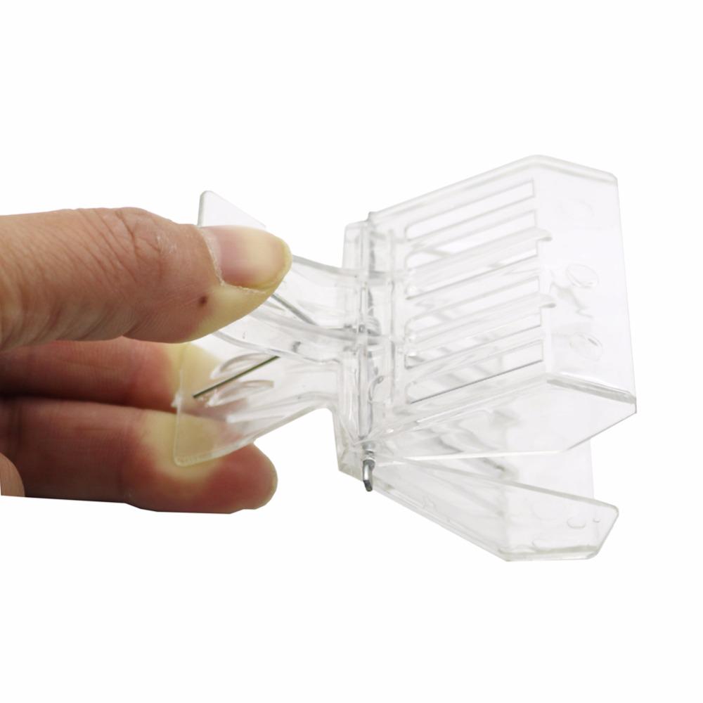 5Pcs Queen Bee Clip Queen Bee Queen Bee Cage Catcher Queen Clips for Bees Quee Bee/Beekeeping Transparent High Quality Plastic