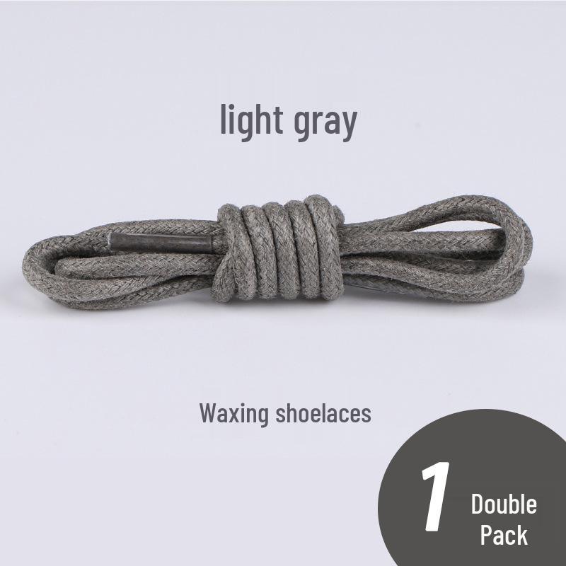 Men's & Women's Black, White, Brown Round Waxed Leather Shoelace Boots – Casual, Martin, and Work Styles