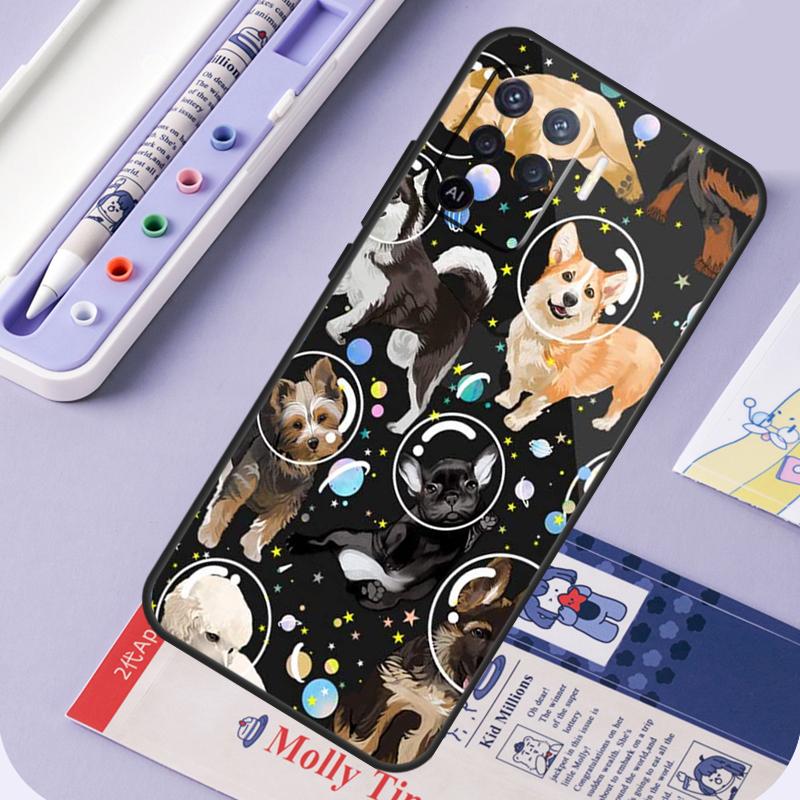 

French Bulldog Beagle Dogs Pattern For Oppo A60 A80 A40 A94 A74 A54 A15 A18 A38 A58 A78 A98 A16 A76 A96 A57 A17 A77 A5 Pro Case OPPO A78 4G