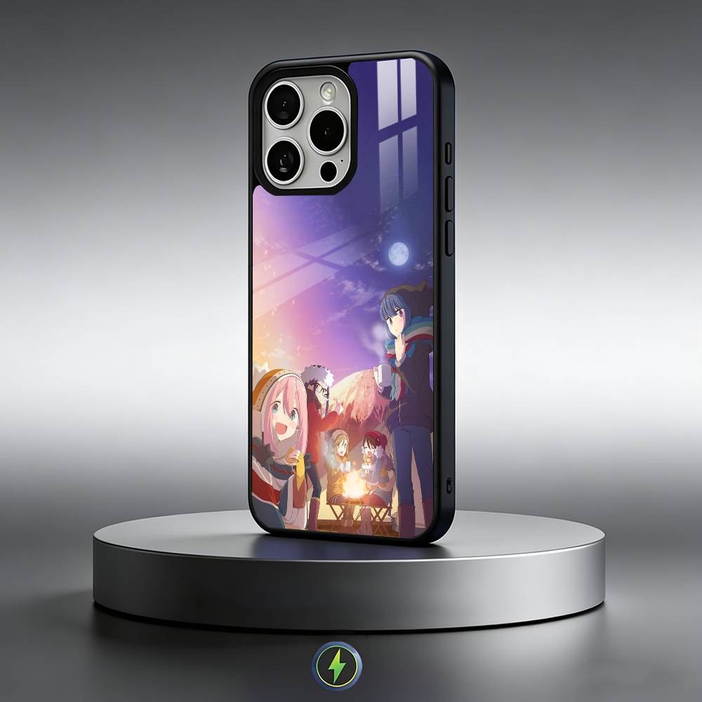 

Anime Y-Yuru C-Camp Phone Case For iPhone17,16,15,14,13,12,11 Plus,Pro Max Magnetic For Magsafe Wireless Charging iPhone13