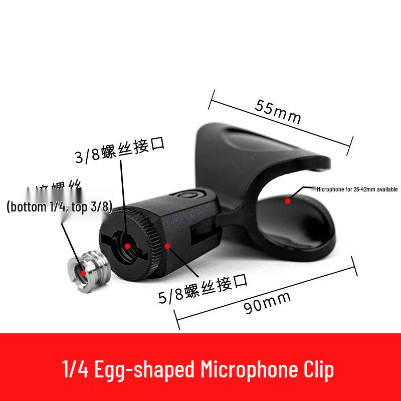Universal Tripod Mount: Mobile, Tablet & Camera Adapter for Horizontal/Vertical Shooting - Live Streaming Accessory Clip