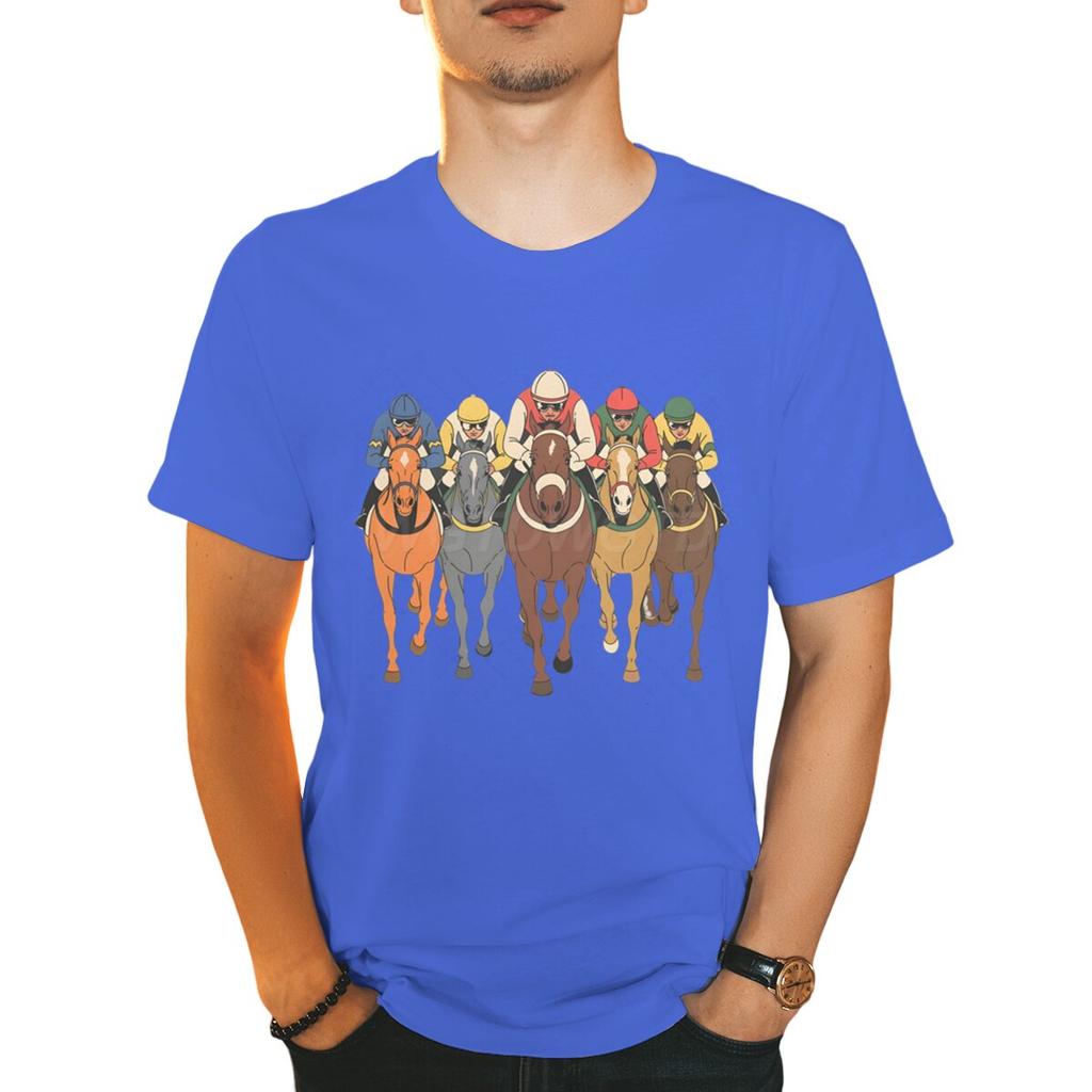 Derby Day Classic T-shirts Tops 2025 Derby Party Tee Summer Men Clothing Racing Horse Racing Shirt Unisex Fashion Casual Tops