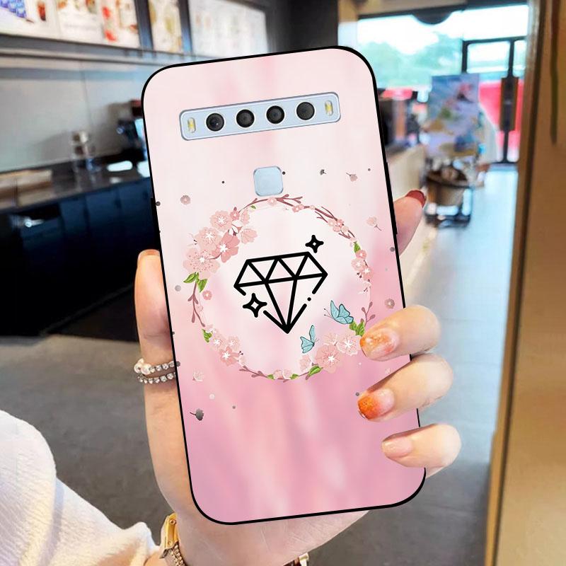 For TCL 10L Case T770H T770B Back Cover For TCL 10 Lite Case Coque Shockproof Soft TPU Silicone Phone Case 10 L 10Lite Fundas