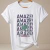 Amaze Rocket Rocky TShirt Unisex Printed Shortsleeve Tshirt Project Hail Mary Inspired Sci Fi Tee Unisex Book Lover Clothes