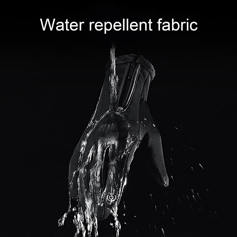 Rękawice narciarskie 1 para uniwersalne nadrukowane litery pogrubione jesienno-zimowe aksamitne podszewki rękawiczki narciarskie do fotografii dla dorosłych