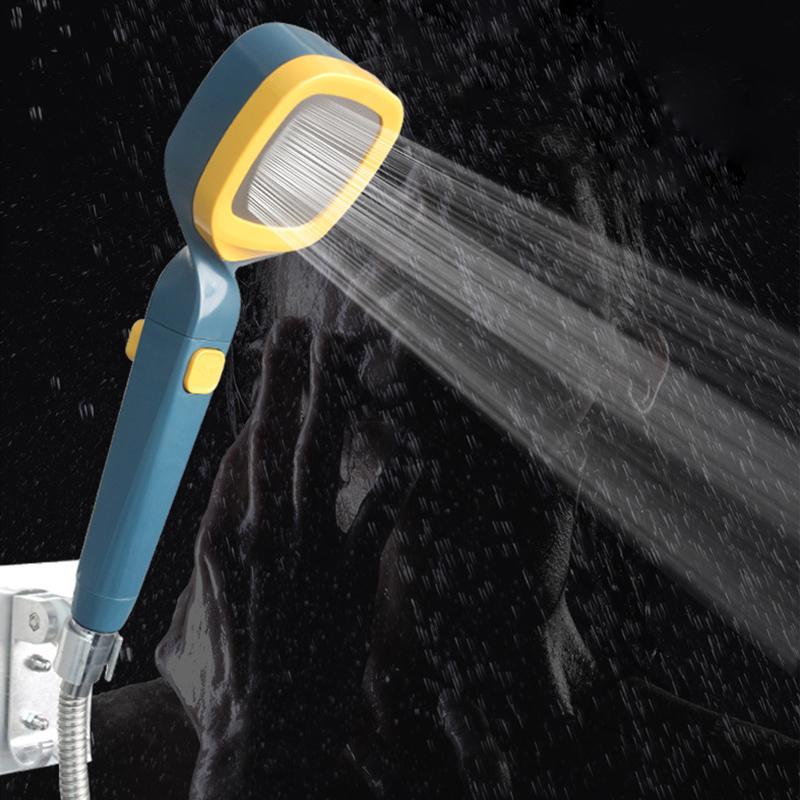 4 Gear Showerhead with Filter Strong Performance Stable Simple Universal Shower Head for Bathroom