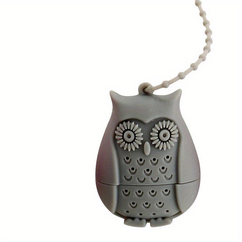 2pcs Owl Tea Bags, Silicone Tea Bags, Small Tea Brewer, Durable Tea Drainer for Home, Restaurant Use