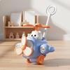Airplane Push Cart Learn To Walk Aid Young Child Along Toy Develops Motor Skills Cartoon for